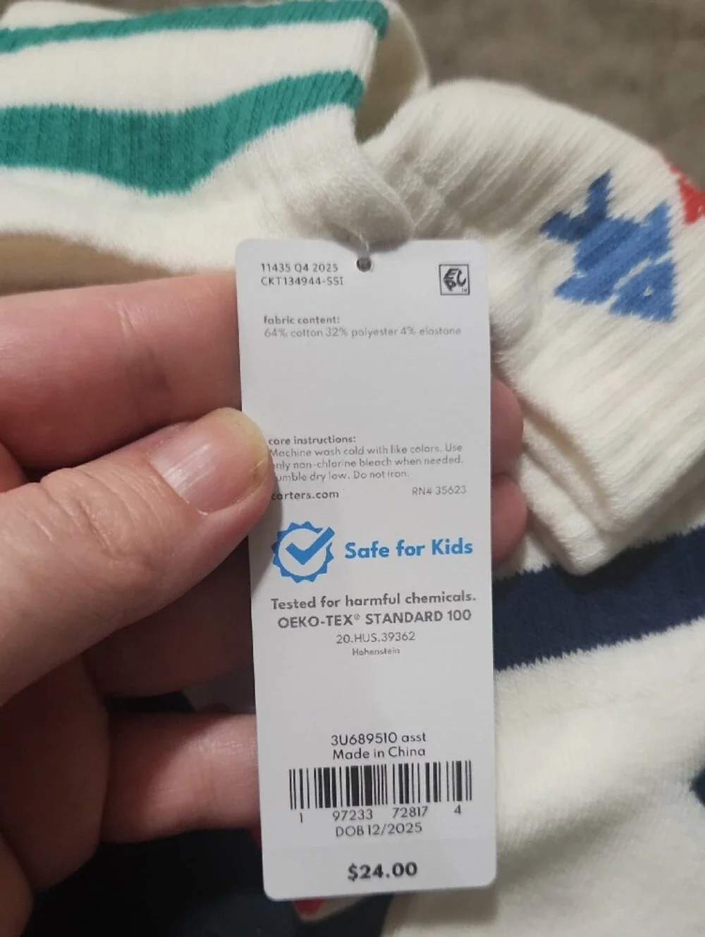 Carter's 5-Pack Ankle Socks